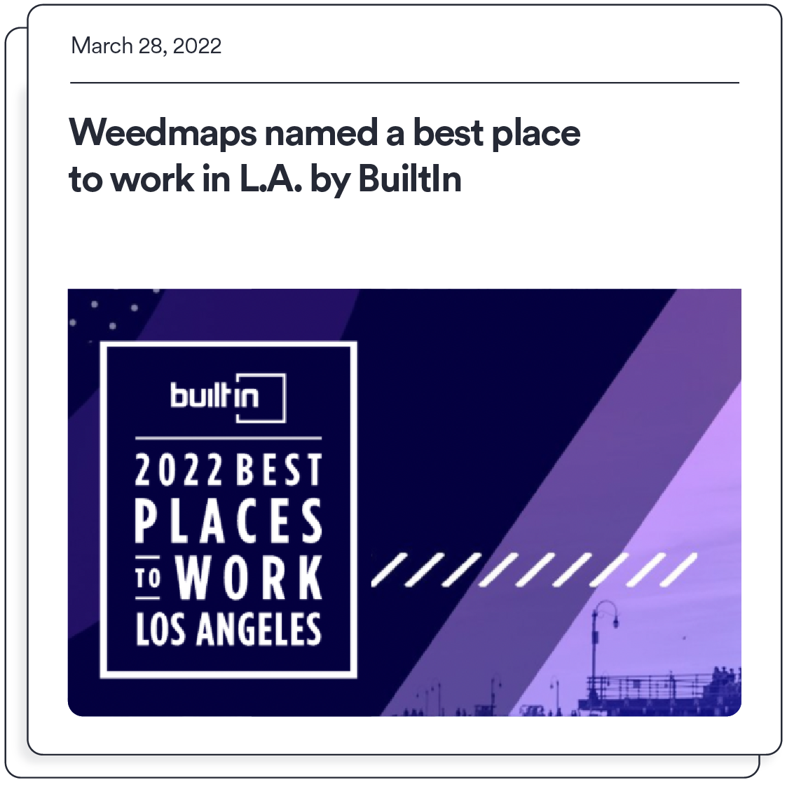 Weedmaps named Best Place to Work in Los Angeles