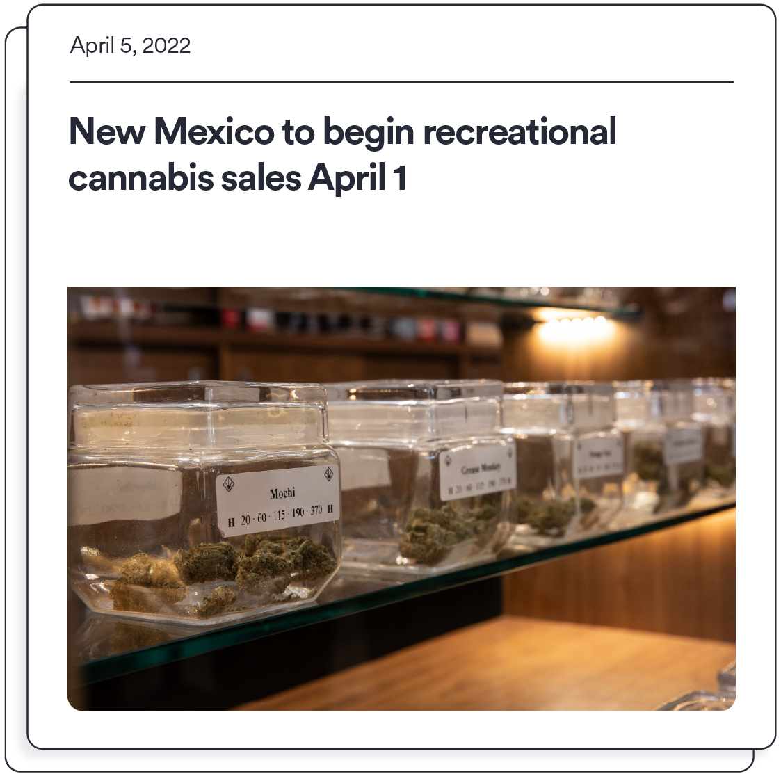New Mexico Recreational Cannabis Sales